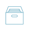 icon of record box